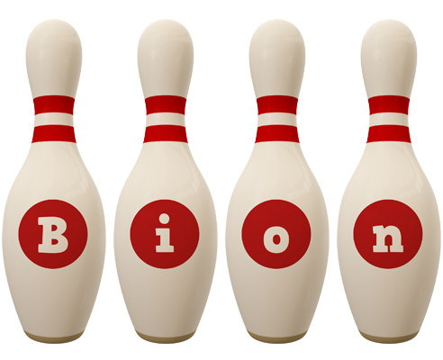 Bion bowling-pin logo