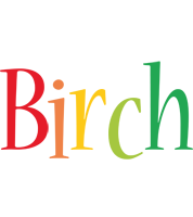 Birch birthday logo