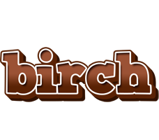 Birch brownie logo