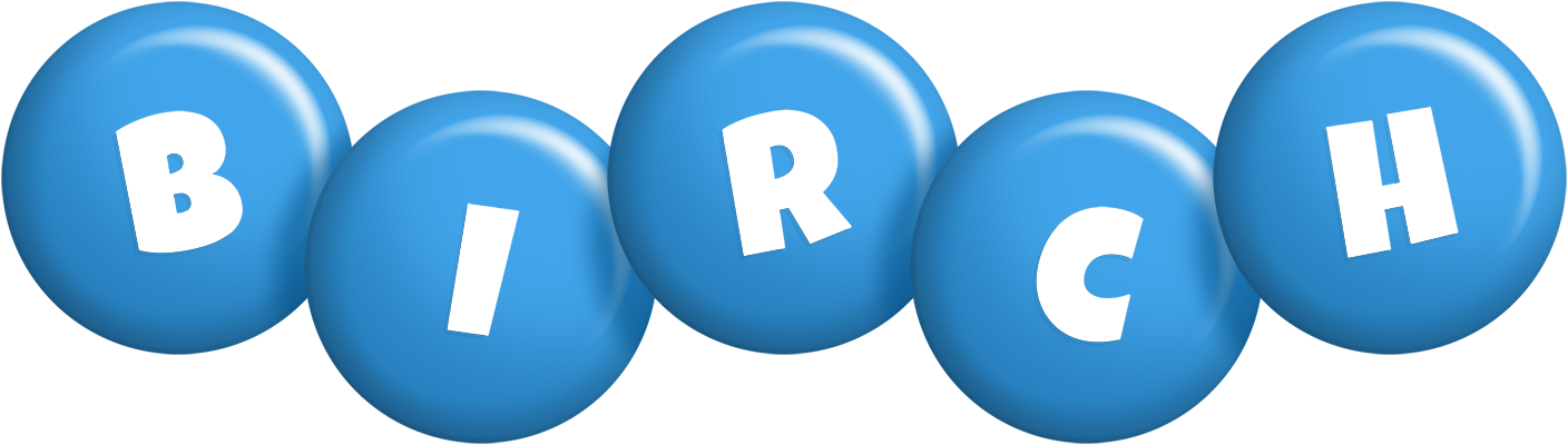 Birch candy-blue logo