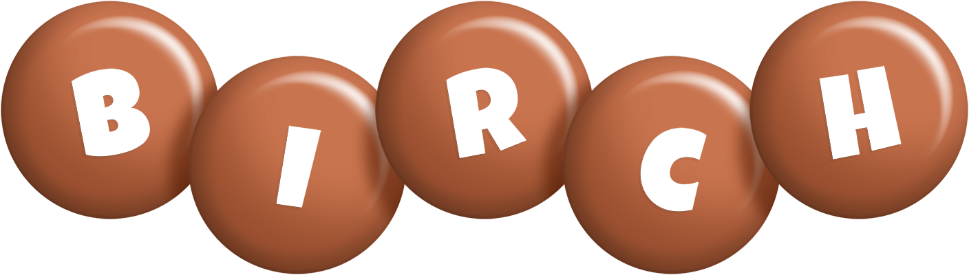 Birch candy-brown logo