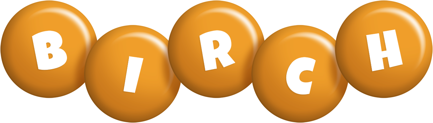 Birch candy-orange logo