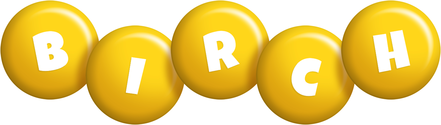 Birch candy-yellow logo