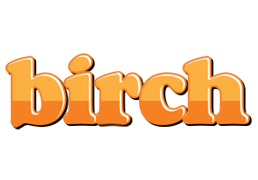 Birch orange logo