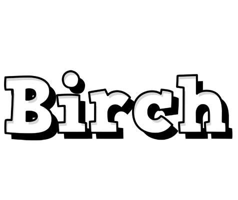 Birch snowing logo