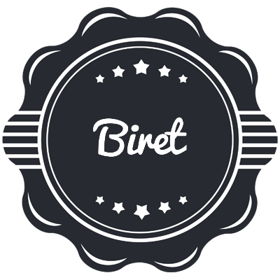 Biret badge logo