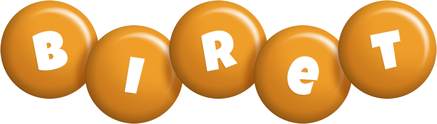 Biret candy-orange logo
