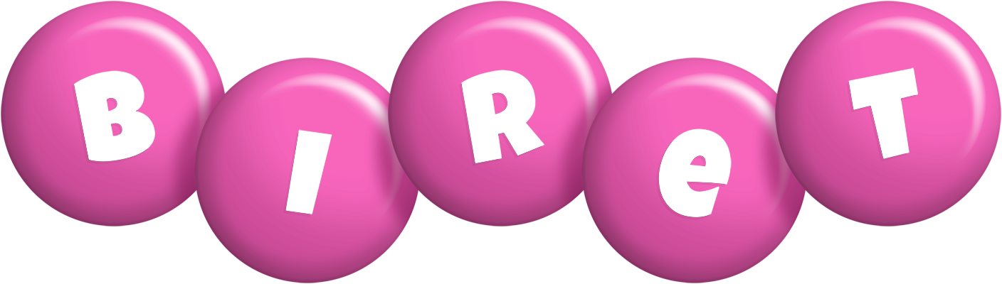 Biret candy-pink logo