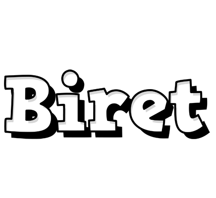 Biret snowing logo