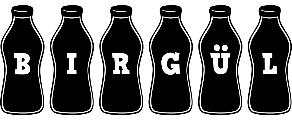 Birgül bottle logo