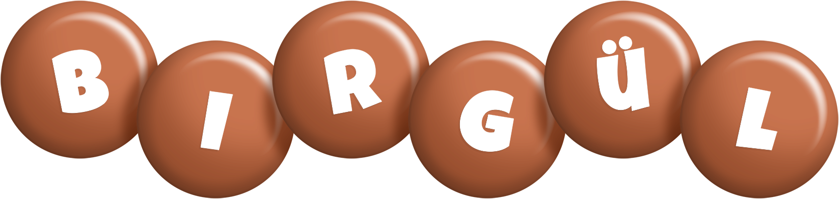 Birgül candy-brown logo
