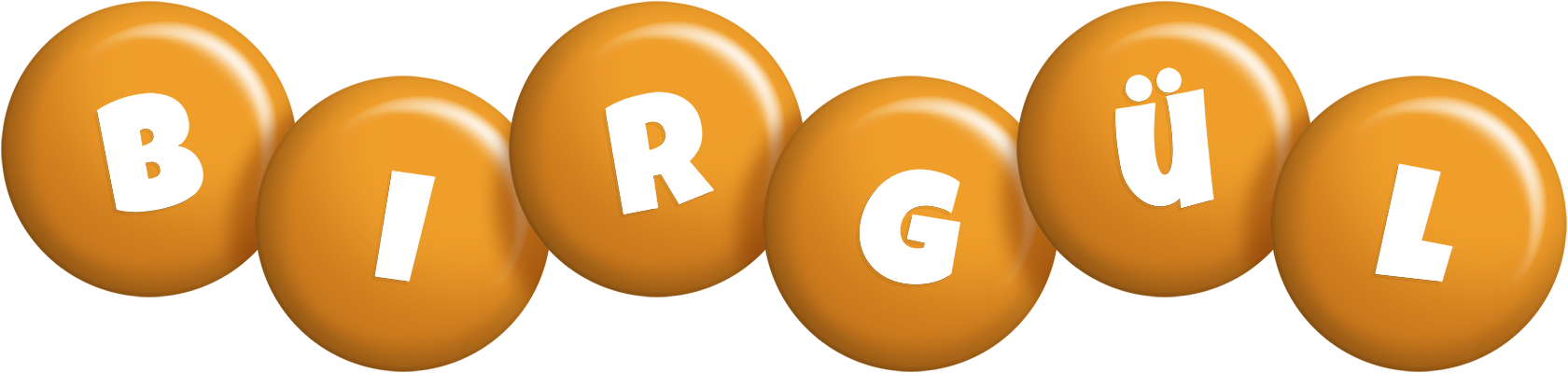 Birgül candy-orange logo