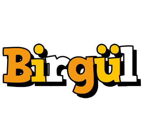 Birgül cartoon logo