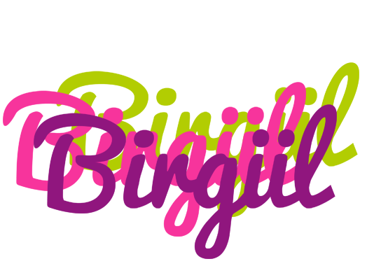 Birgül flowers logo
