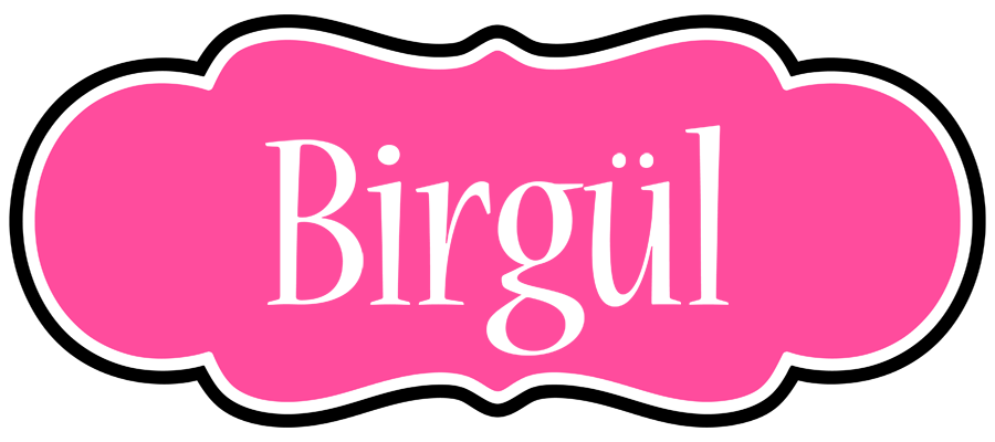 Birgül invitation logo