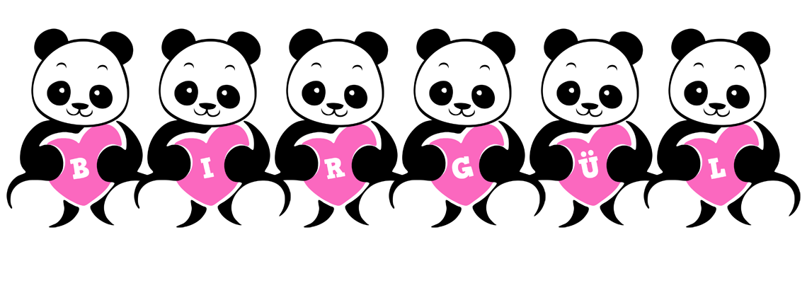 Birgül love-panda logo
