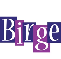 Birge autumn logo