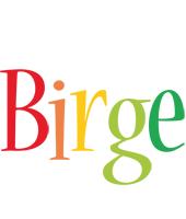 Birge birthday logo