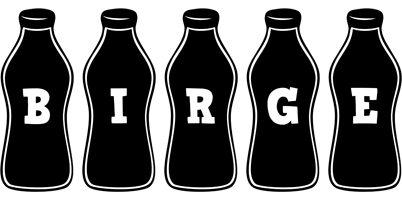 Birge bottle logo