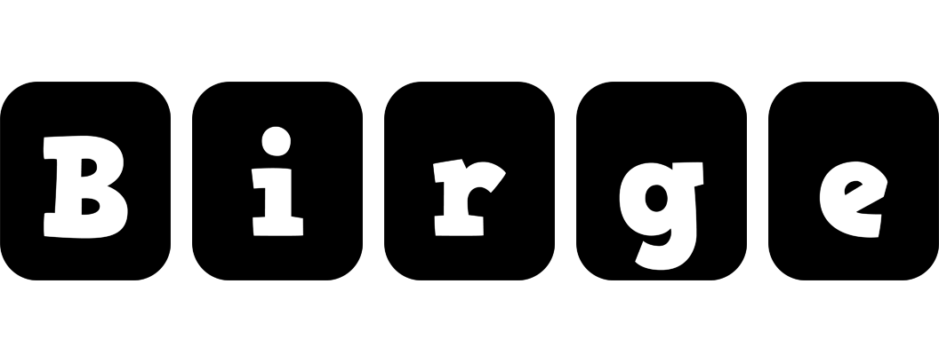 Birge box logo