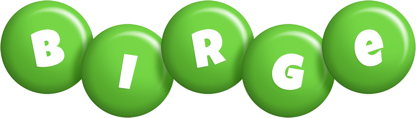 Birge candy-green logo