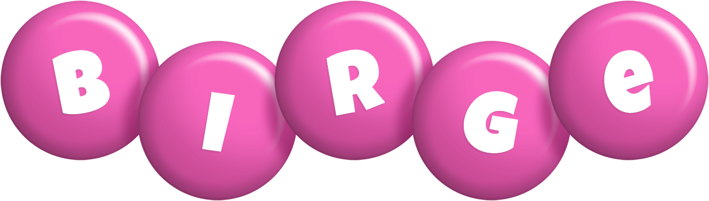 Birge candy-pink logo