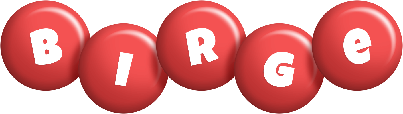Birge candy-red logo
