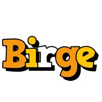 Birge cartoon logo