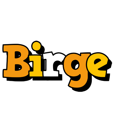 Birge cartoon logo