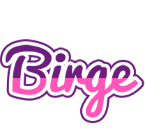 Birge cheerful logo