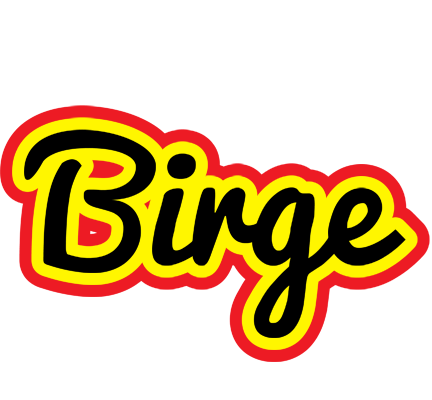 Birge flaming logo