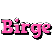 Birge girlish logo