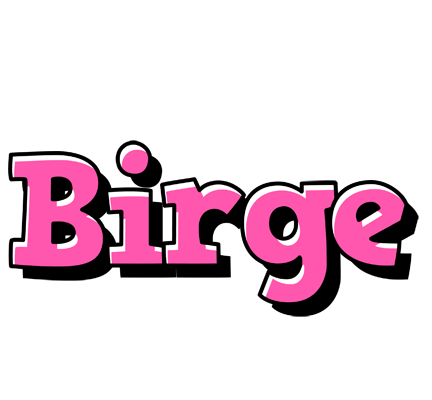 Birge girlish logo