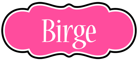 Birge invitation logo