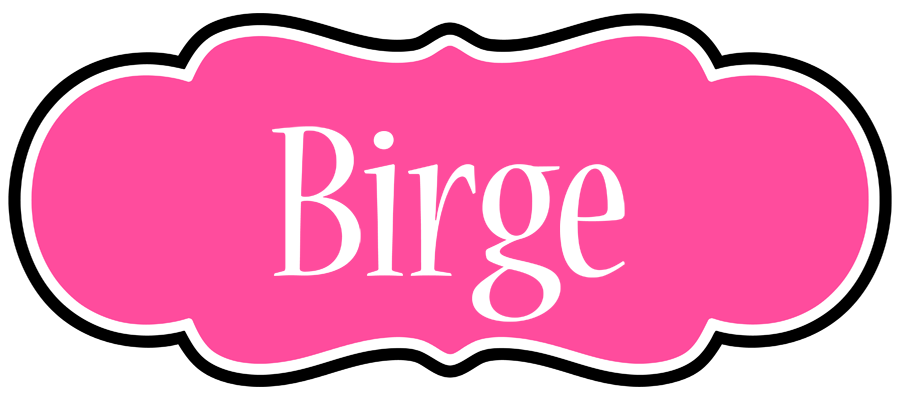 Birge invitation logo
