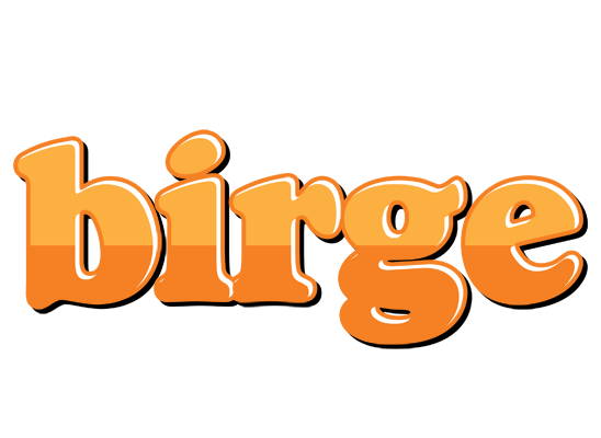Birge orange logo