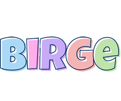 Birge pastel logo