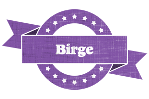 Birge royal logo