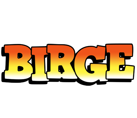 Birge sunset logo