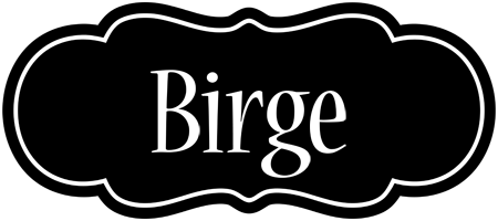 Birge welcome logo