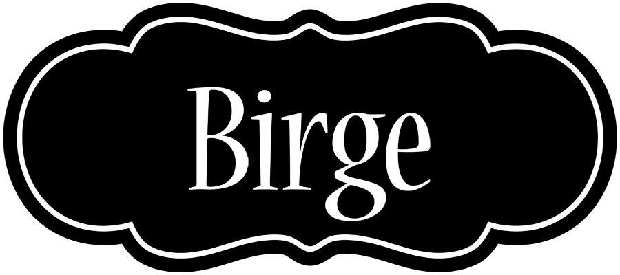Birge welcome logo
