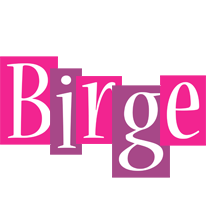 Birge whine logo