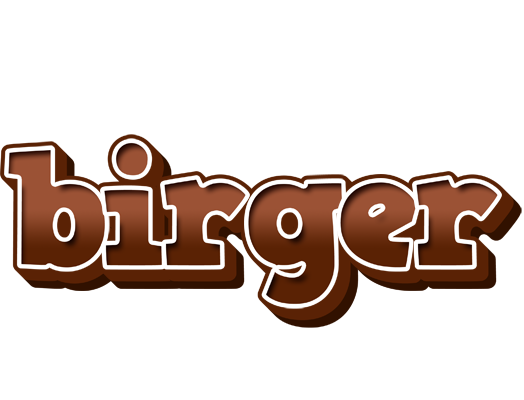 Birger brownie logo