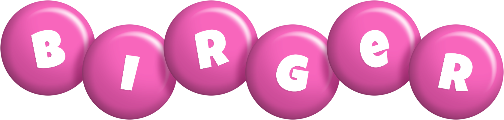 Birger candy-pink logo