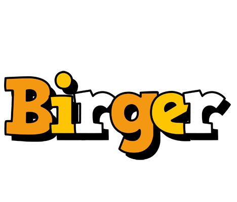 Birger cartoon logo
