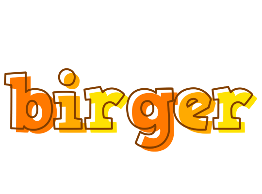 Birger desert logo