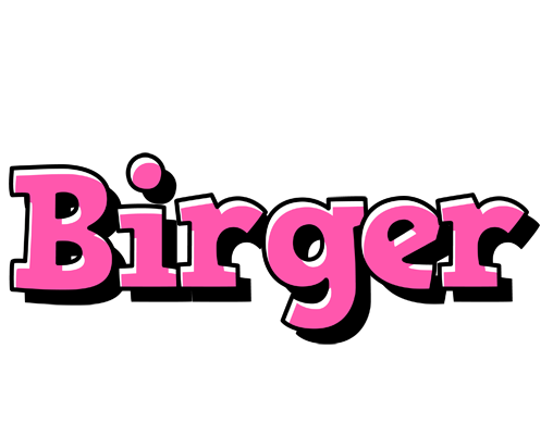Birger girlish logo