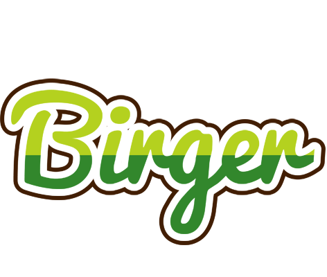 Birger golfing logo