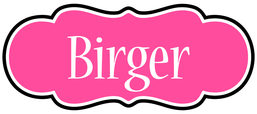 Birger invitation logo