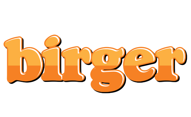Birger orange logo